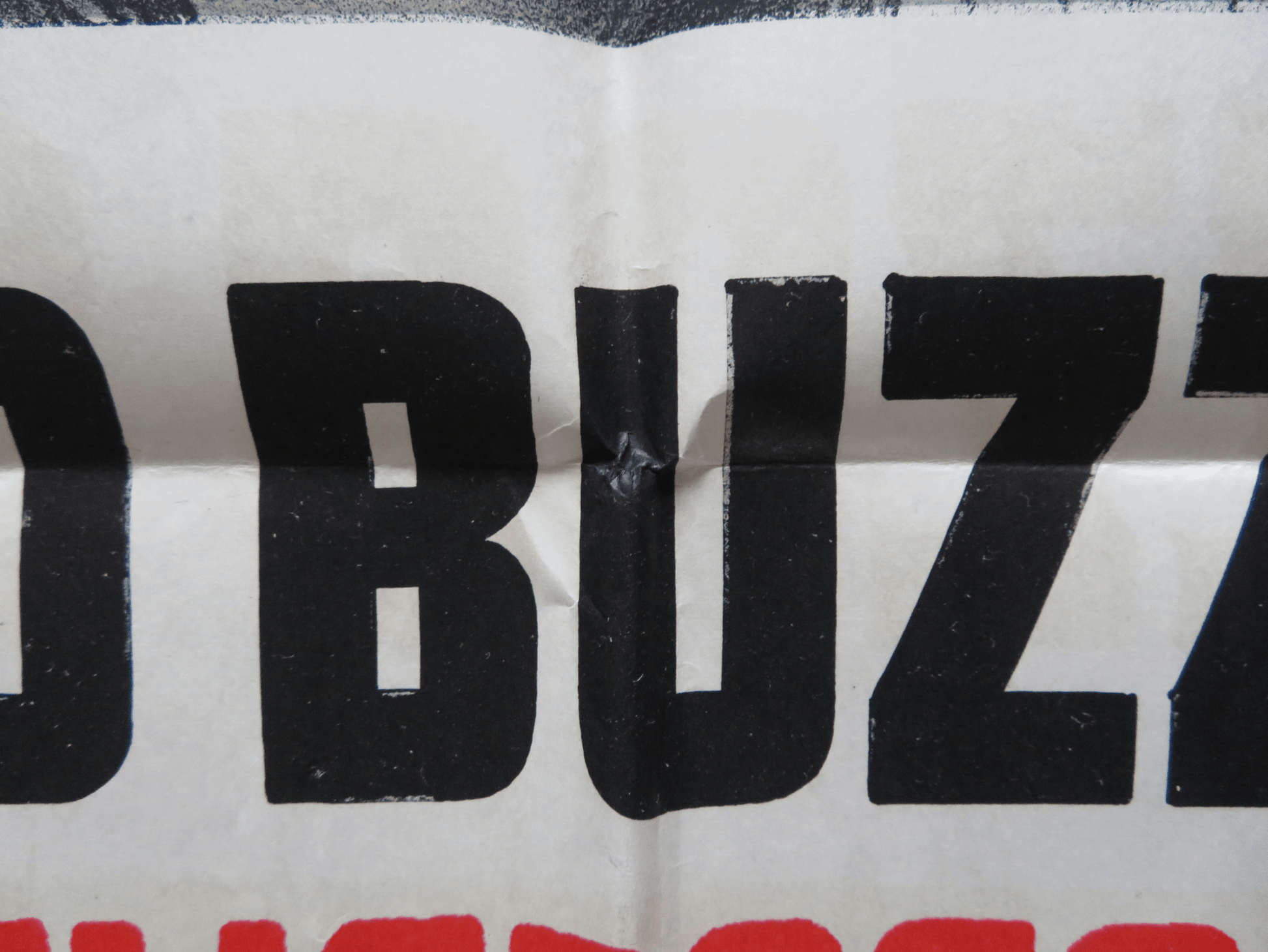 OPERATION ST. PETERS FOLDED ARGENTINA ONE SHEET POSTER LANDO BUZZANCA 1967 Rendezvous Cinema Movie posters