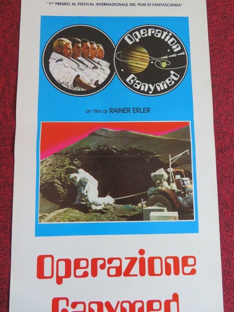 OPERAZIONE GANYMED/Operation Ganymed ITALIAN LOCANDINA (27.5"x13.5") POSTER 1977 - Rendezvous Cinema