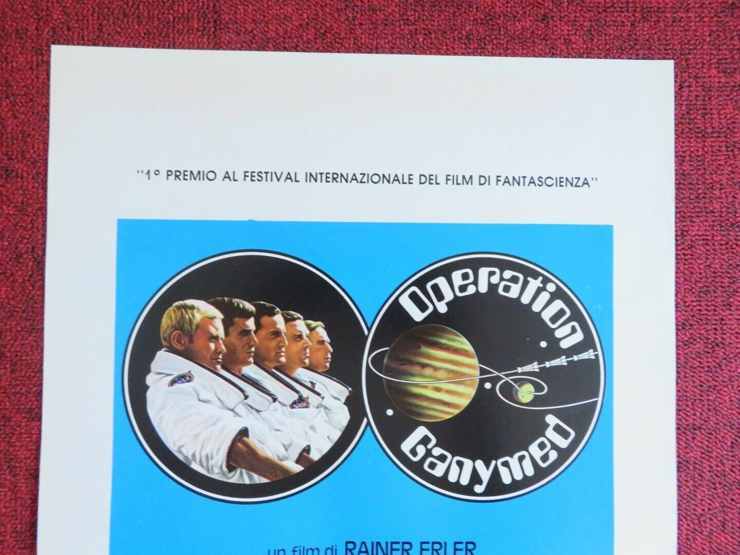 OPERAZIONE GANYMED/Operation Ganymed ITALIAN LOCANDINA (27.5"x13.5") POSTER 1977 - Rendezvous Cinema