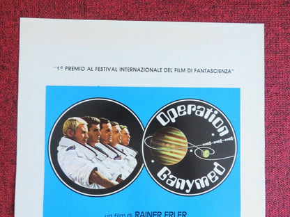 OPERAZIONE GANYMED/Operation Ganymed ITALIAN LOCANDINA (27.5"x13.5") POSTER 1977 - Rendezvous Cinema