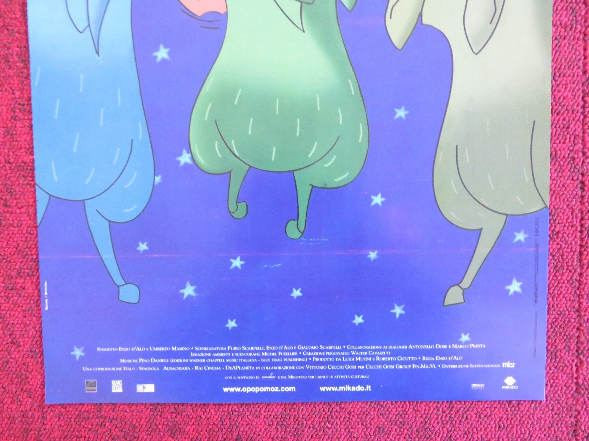 OPOPOMOZ ITALIAN LOCANDINA POSTER CIRO RICCI XSUELA DOUGLAS 2003 Rendezvous Cinema Movie posters