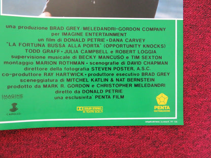 OPPORTUNITY KNOCKS - A ITALIAN FOTOBUSTA POSTER DANA CARVEY ROBERT LOGGIA 1990 Rendezvous Cinema Movie posters