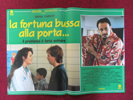 OPPORTUNITY KNOCKS - B ITALIAN FOTOBUSTA POSTER DANA CARVEY ROBERT LOGGIA 1990 Rendezvous Cinema Movie posters