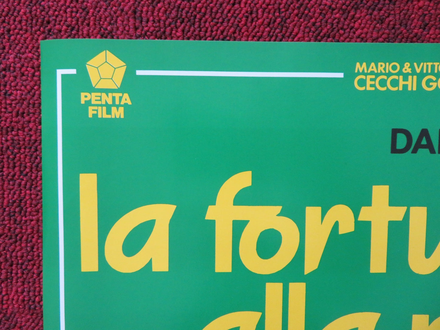 OPPORTUNITY KNOCKS - E ITALIAN FOTOBUSTA POSTER DANA CARVEY ROBERT LOGGIA 1990 Rendezvous Cinema Movie posters