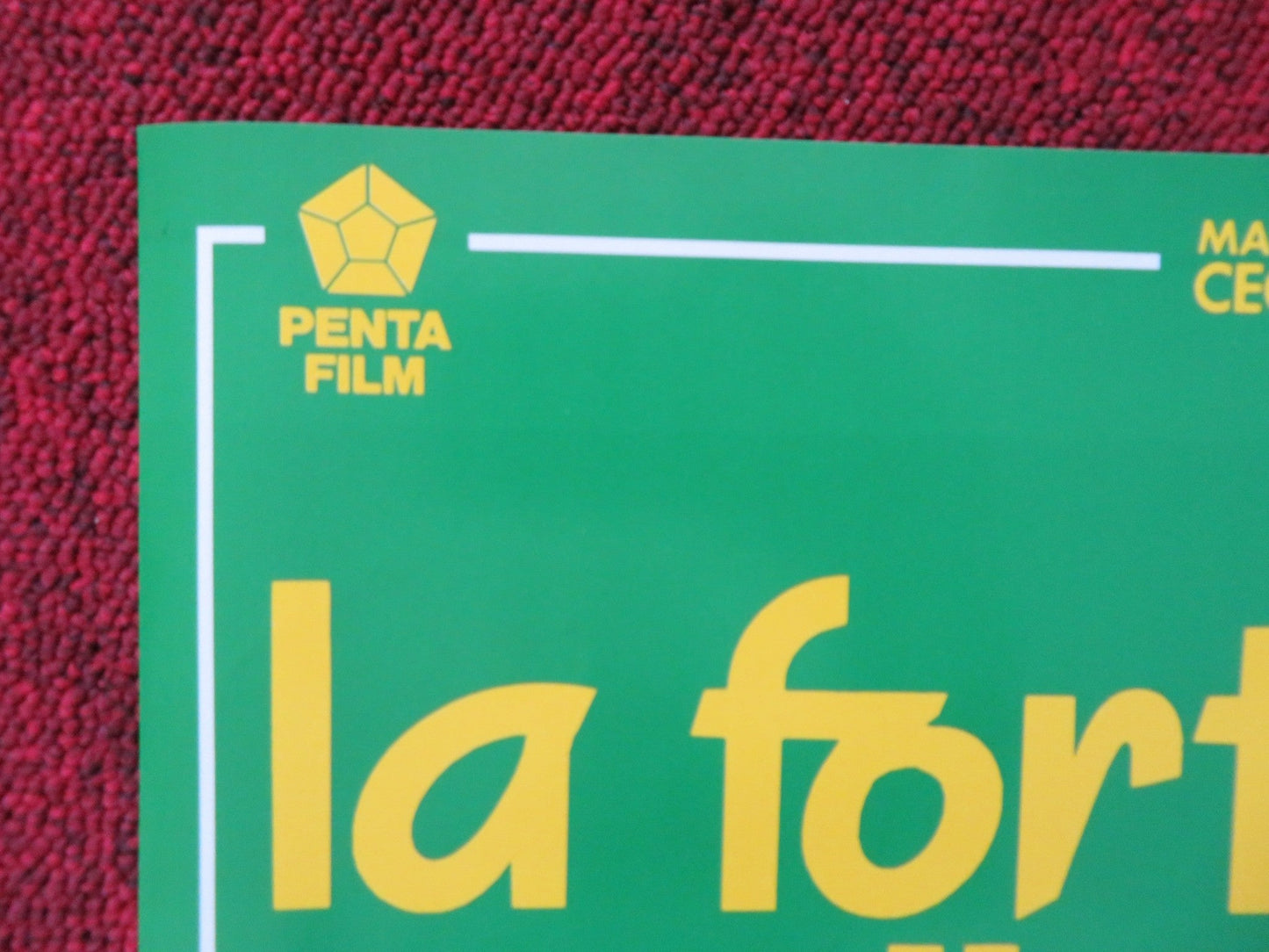 OPPORTUNITY KNOCKS - F ITALIAN FOTOBUSTA POSTER DANA CARVEY ROBERT LOGGIA 1990 Rendezvous Cinema Movie posters