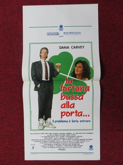 OPPORTUNITY KNOCKS ITALIAN LOCANDINA (27.5"x13") POSTER DANA CARVEY 1992 Movie posters