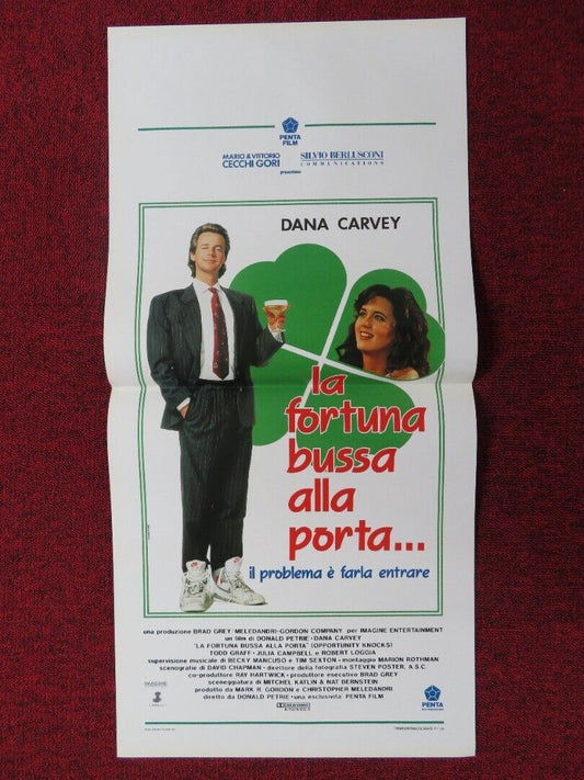 OPPORTUNITY KNOCKS ITALIAN LOCANDINA (27.5"x13") POSTER DANA CARVEY 1992 Movie posters