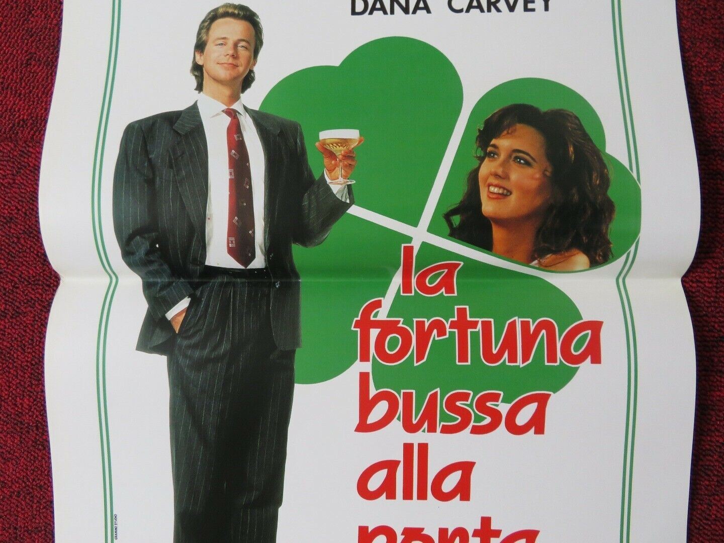 OPPORTUNITY KNOCKS ITALIAN LOCANDINA (27.5"x13") POSTER DANA CARVEY 1992 Movie posters