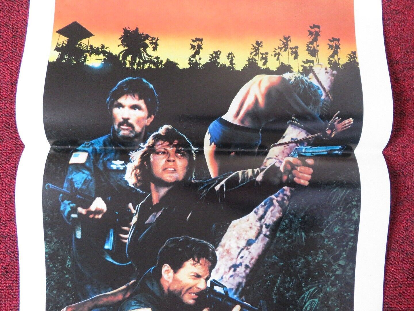 OPPOSING FORCE ITALIAN LOCANDINA (27.5"x13") POSTER TOM SKERRITT 1986 - Rendezvous Cinema