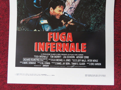 OPPOSING FORCE ITALIAN LOCANDINA (27.5"x13") POSTER TOM SKERRITT 1986 - Rendezvous Cinema