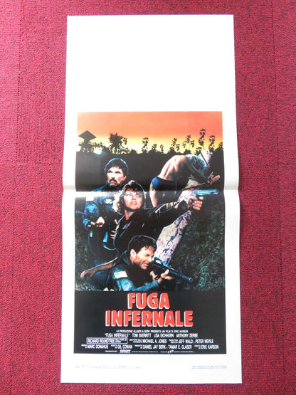 OPPOSING FORCE ITALIAN LOCANDINA POSTER TOM SKERRITT LISA EICHHORN 1986 Rendezvous Cinema Movie posters