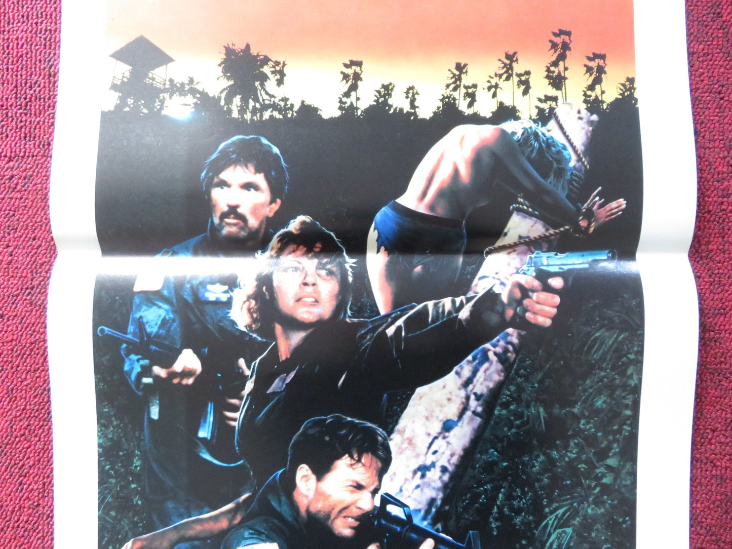 OPPOSING FORCE ITALIAN LOCANDINA POSTER TOM SKERRITT LISA EICHHORN 1986 Rendezvous Cinema Movie posters