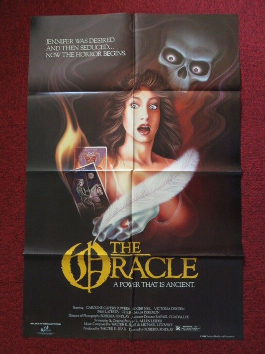 ORACLE FOLDED US ONE SHEET POSTER CAROLINE CAPERS POWERS 1985 Movie posters