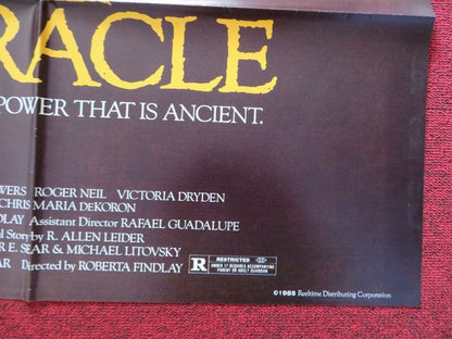 ORACLE FOLDED US ONE SHEET POSTER CAROLINE CAPERS POWERS 1985 Movie posters