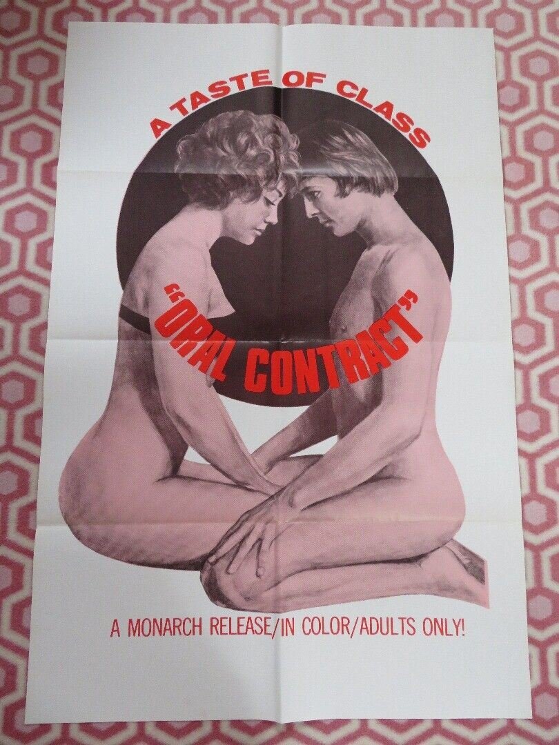 ORAL CONTRACT FOLDED US ONE SHEET POSTER 1970'S/1980'S - Rendezvous Cinema
