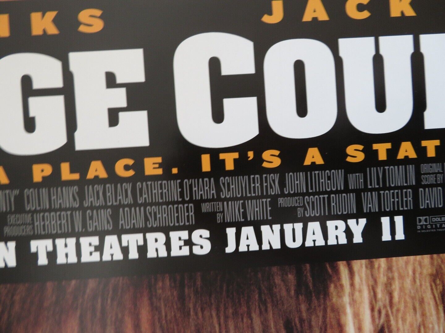 ORANGE COUNTY US ONE SHEET ROLLED POSTER JACK BLACK COLIN HANKS 2002 Movie posters