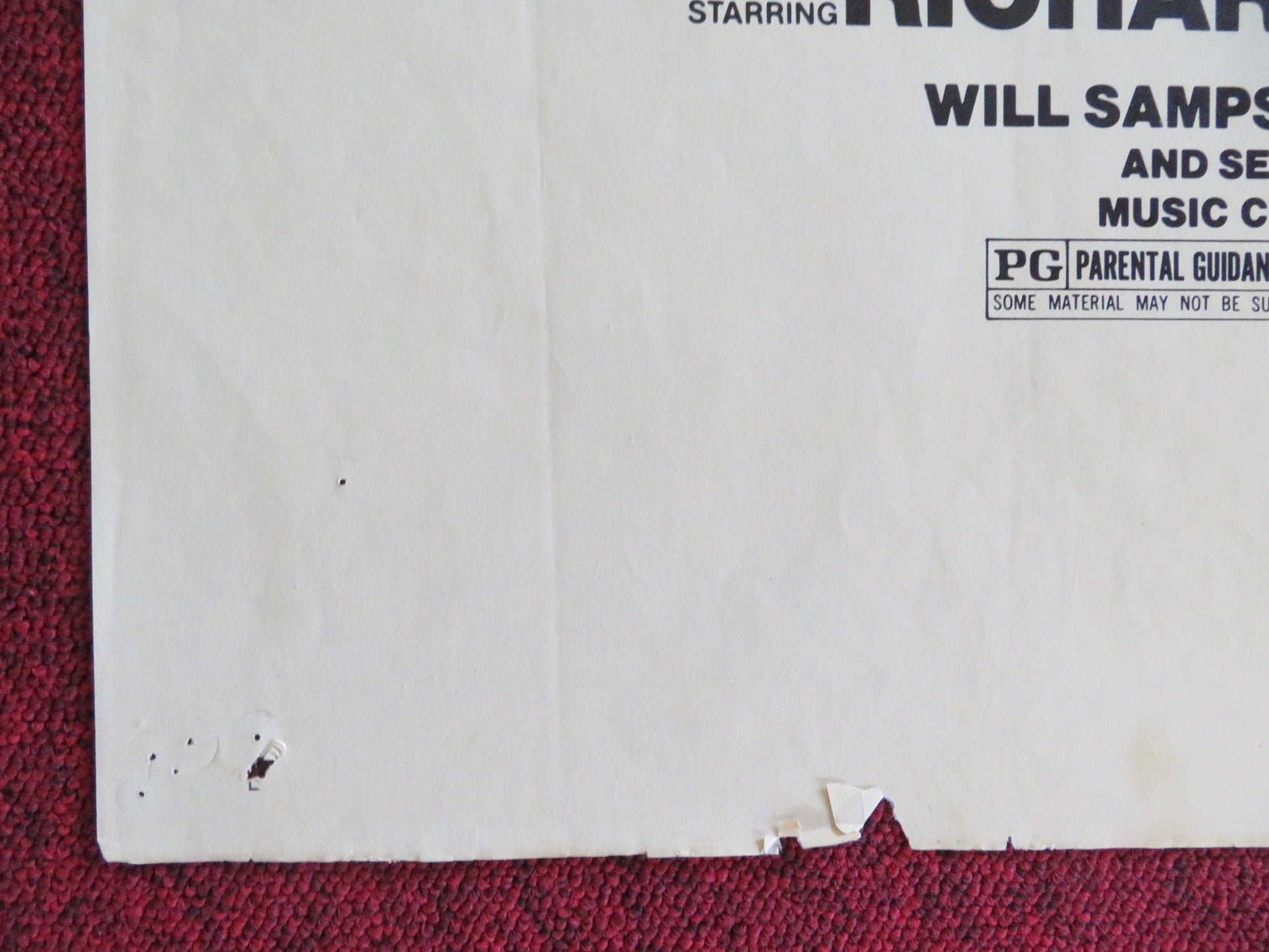 ORCA FOLDED US ONE SHEET POSTER RICHARD HARRIS CHARLOTTE RAMPLING 1977 Rendezvous Cinema Movie posters