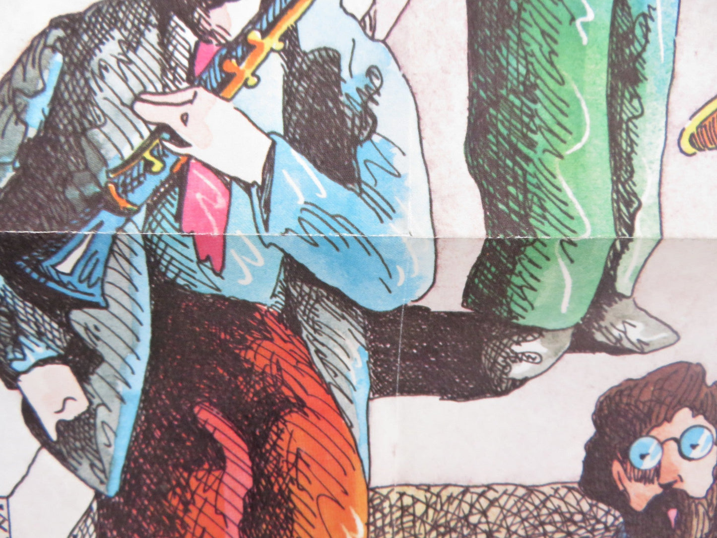 ORCHESTRA REHEARSAL FOLDED US ONE SHEET POSTER BALDUIN BAAS CLARA COLOSIMO 1978 Rendezvous Cinema Movie posters