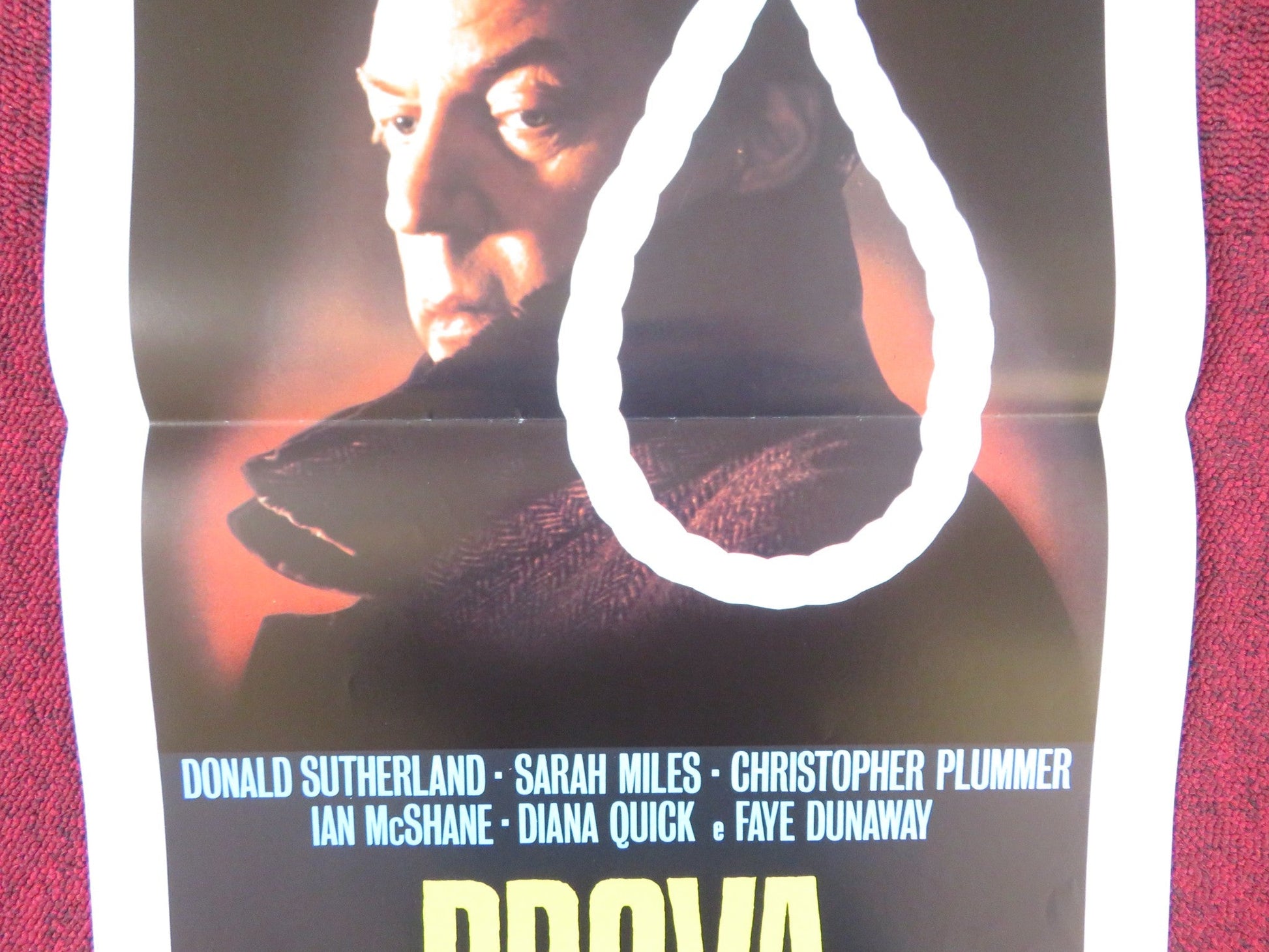 ORDEAL BY INNOCENCE ITALIAN LOCANDINA POSTER CANNON DONALD SUTHERLAND 1984 Rendezvous Cinema Movie posters