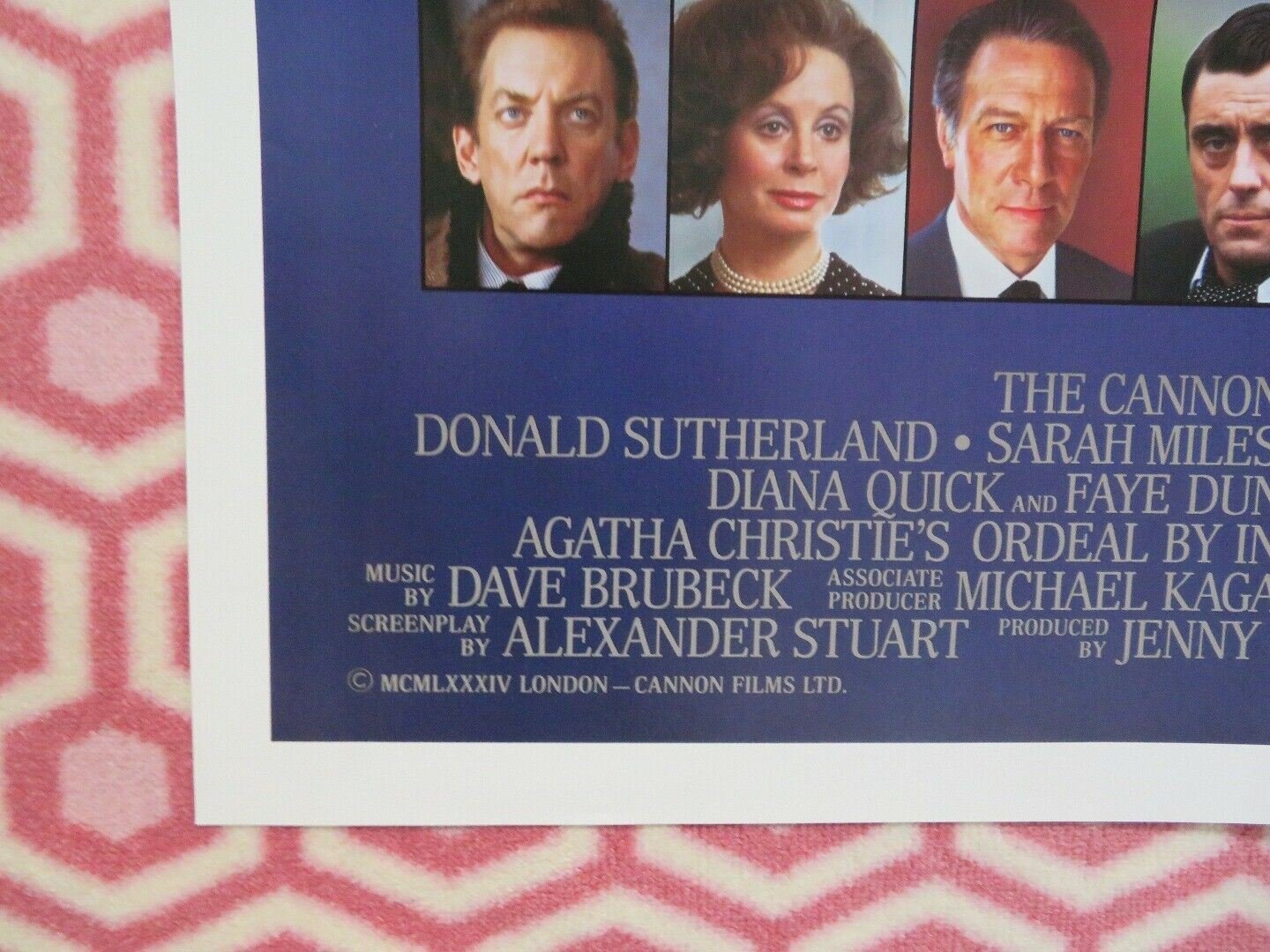 ORDEAL OF INNOCENCE US ONE SHEET POSTER AGATHA CHRISTIE 1984 Movie posters