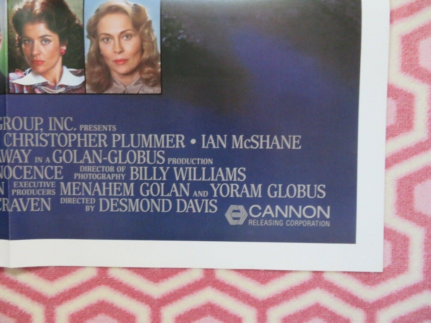 ORDEAL OF INNOCENCE US ONE SHEET POSTER AGATHA CHRISTIE 1984 Movie posters