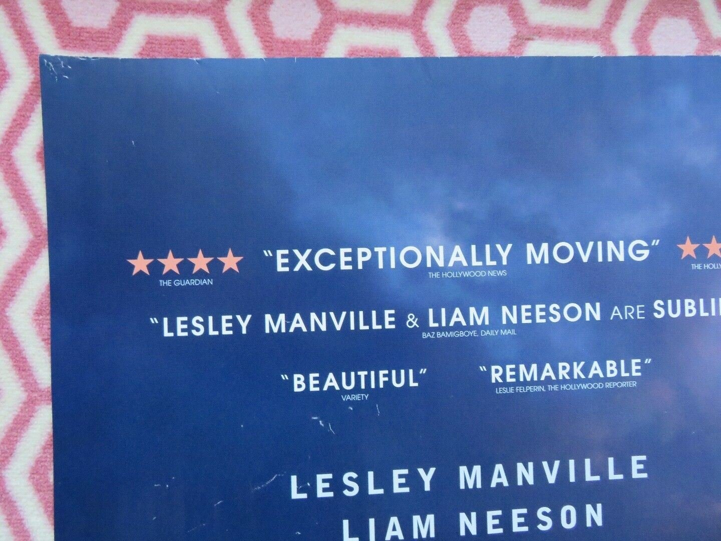 ORDINARY LOVE QUAD (30"x 40") ROLLED POSTER LESLEY MANVILLE LIAM NEESON 2019 Movie posters