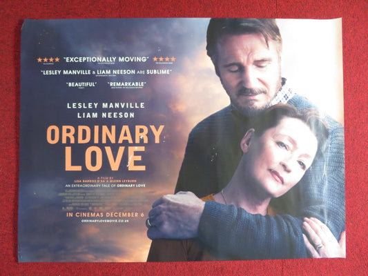 ORDINARY LOVE UK QUAD (30"x 40") ROLLED POSTER LESLEY MANVILLE LIAM NEESON 2019 Rendezvous Cinema Movie posters