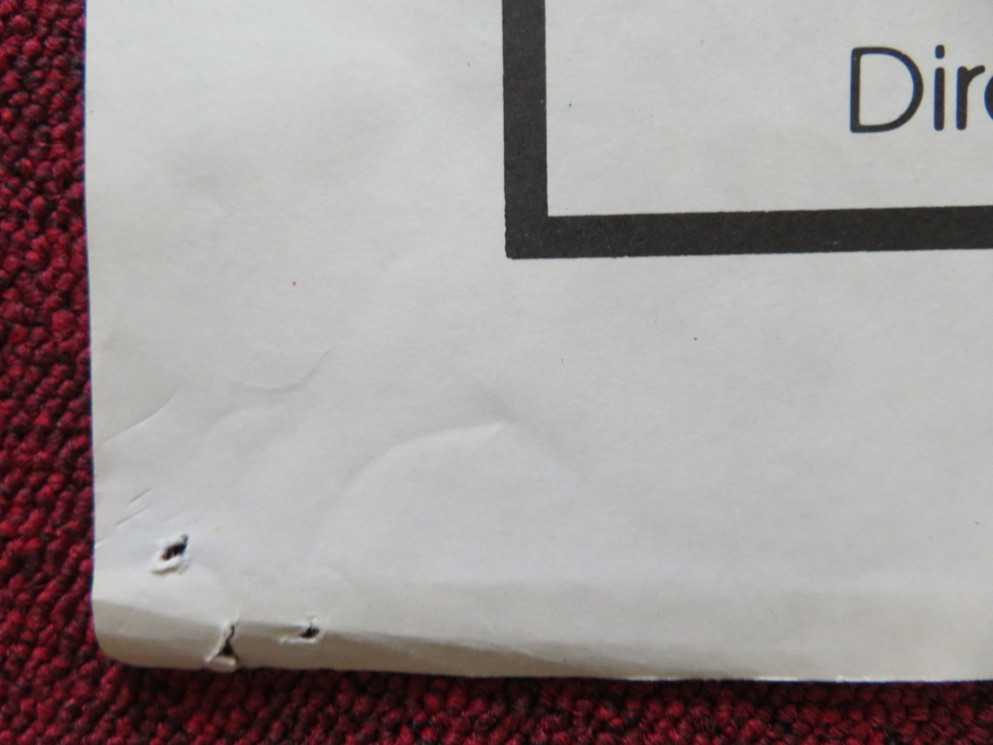 ORDINARY PEOPLE UK QUAD POSTER FOLDED DONALD SUTHERLAND MARY TYLER 1980 Rendezvous Cinema Movie posters