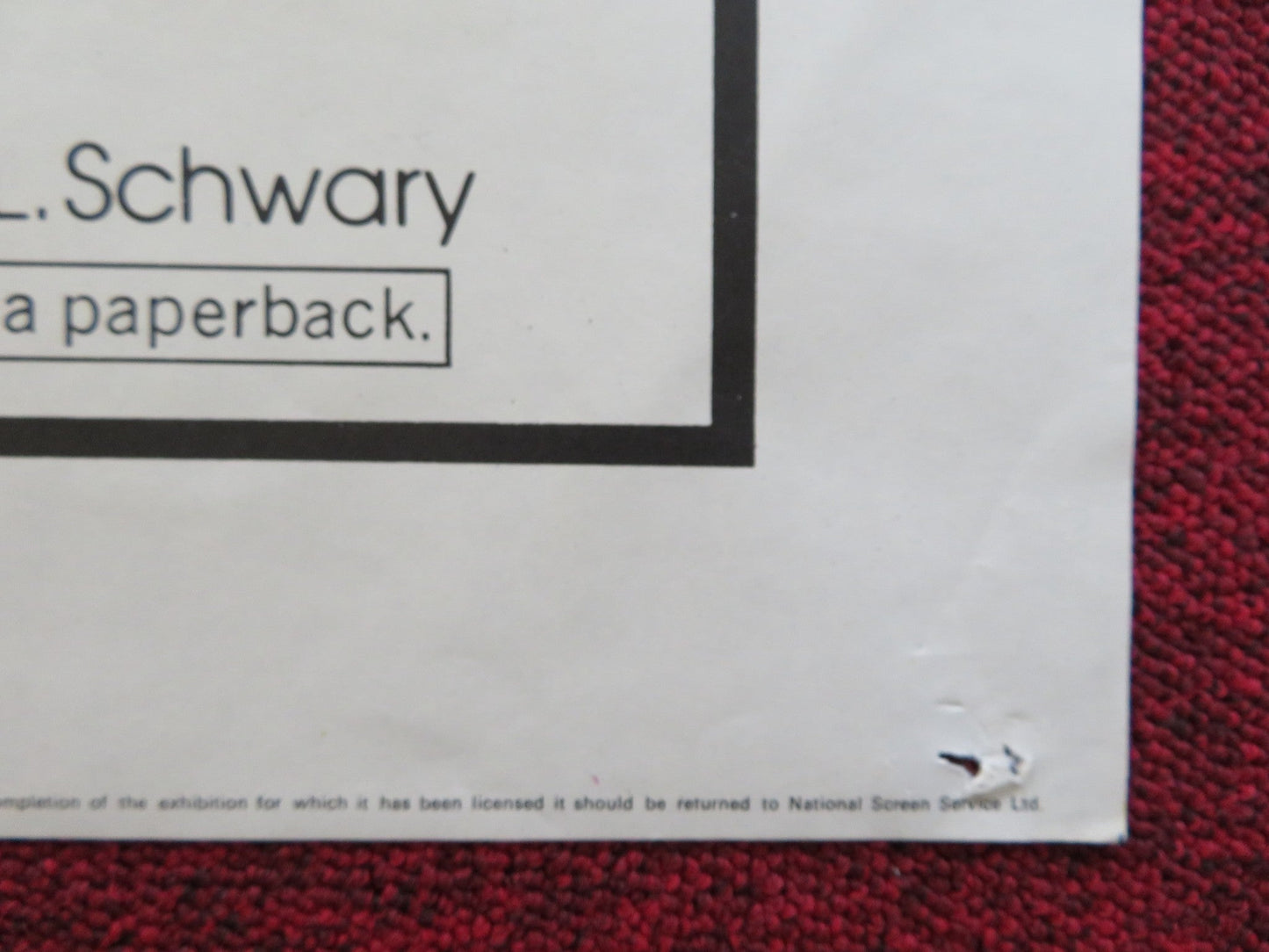 ORDINARY PEOPLE UK QUAD POSTER FOLDED DONALD SUTHERLAND MARY TYLER 1980 Rendezvous Cinema Movie posters