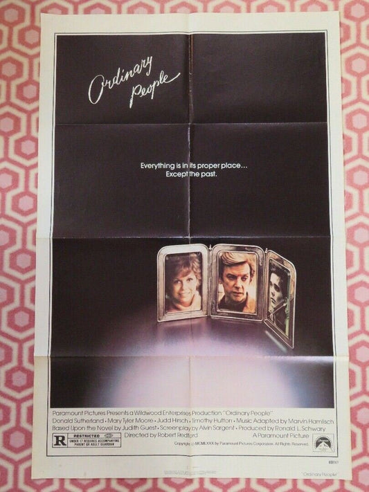 ORDINARY PEOPLE US ONE SHEET POSTER DONALD SUTHERLAND MARY TYLER MOORE 1980 - Rendezvous Cinema