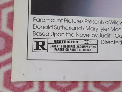 ORDINARY PEOPLE US ONE SHEET POSTER DONALD SUTHERLAND MARY TYLER MOORE 1980 - Rendezvous Cinema