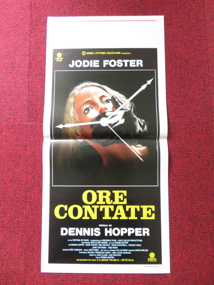 ORE CONTATE / CATCHFIRE ITALIAN LOCANDINA POSTER JODIE FOSTER DENNIS HOPPER 1990 Rendezvous Cinema Movie posters