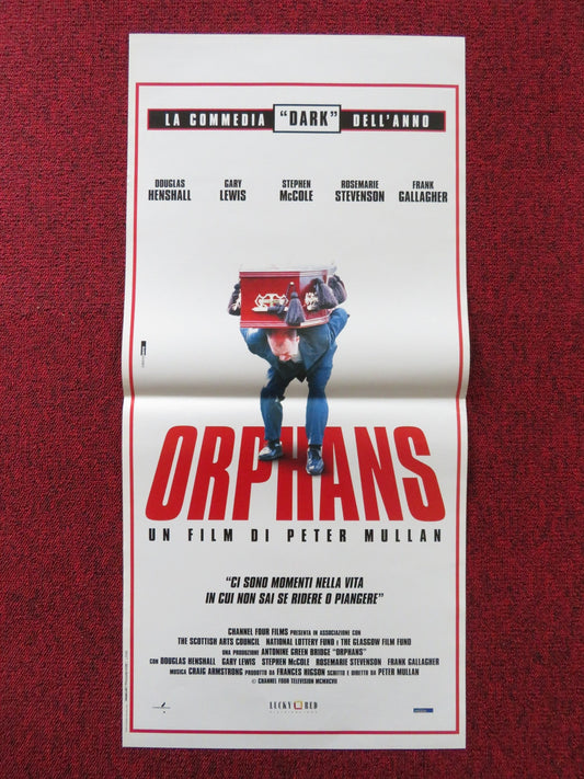 ORPHANS ITALIAN LOCANDINA POSTER DOUGLAS HENSHALL GARY LEWIS 1998 Rendezvous Cinema Movie posters