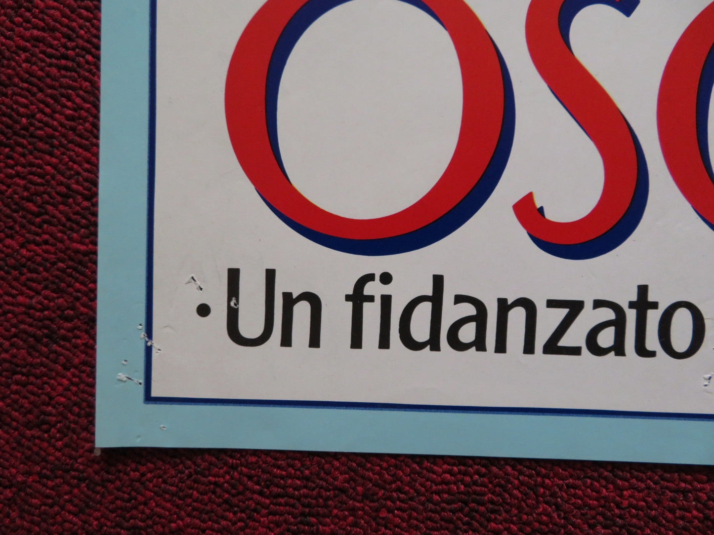 OSCAR - B ITALIAN FOTOBUSTA POSTER SYLVESTER STALLONE JOHN LANDIS 1991 Rendezvous Cinema Movie posters