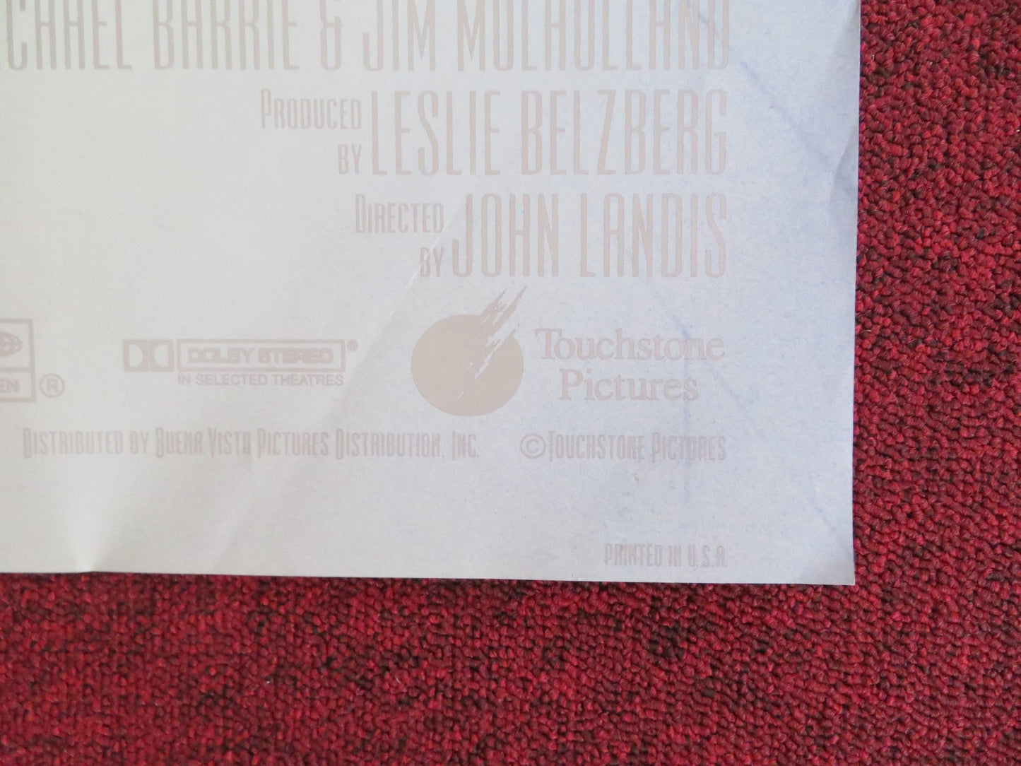 OSCAR FOLDED US ONE SHEET POSTER SYLVESTER STALLONE PETER RIEGERT 1991 Rendezvous Cinema Movie posters