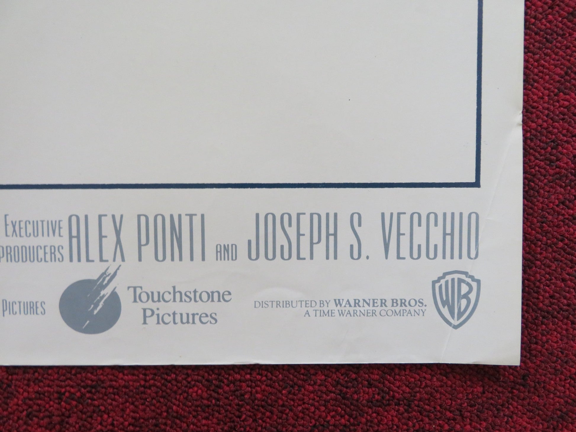 OSCAR UK QUAD POSTER FOLDED SYLVESTER STALLONE PETER RIEGERT 1991 Rendezvous Cinema Movie posters