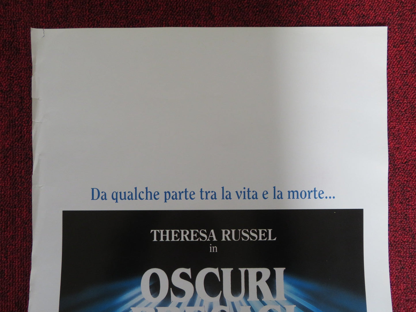 OSCURI PRESAGI ITALIAN LOCANDINA POSTER THERESA RUSSEL MARK HARMON 1991 Rendezvous Cinema Movie posters