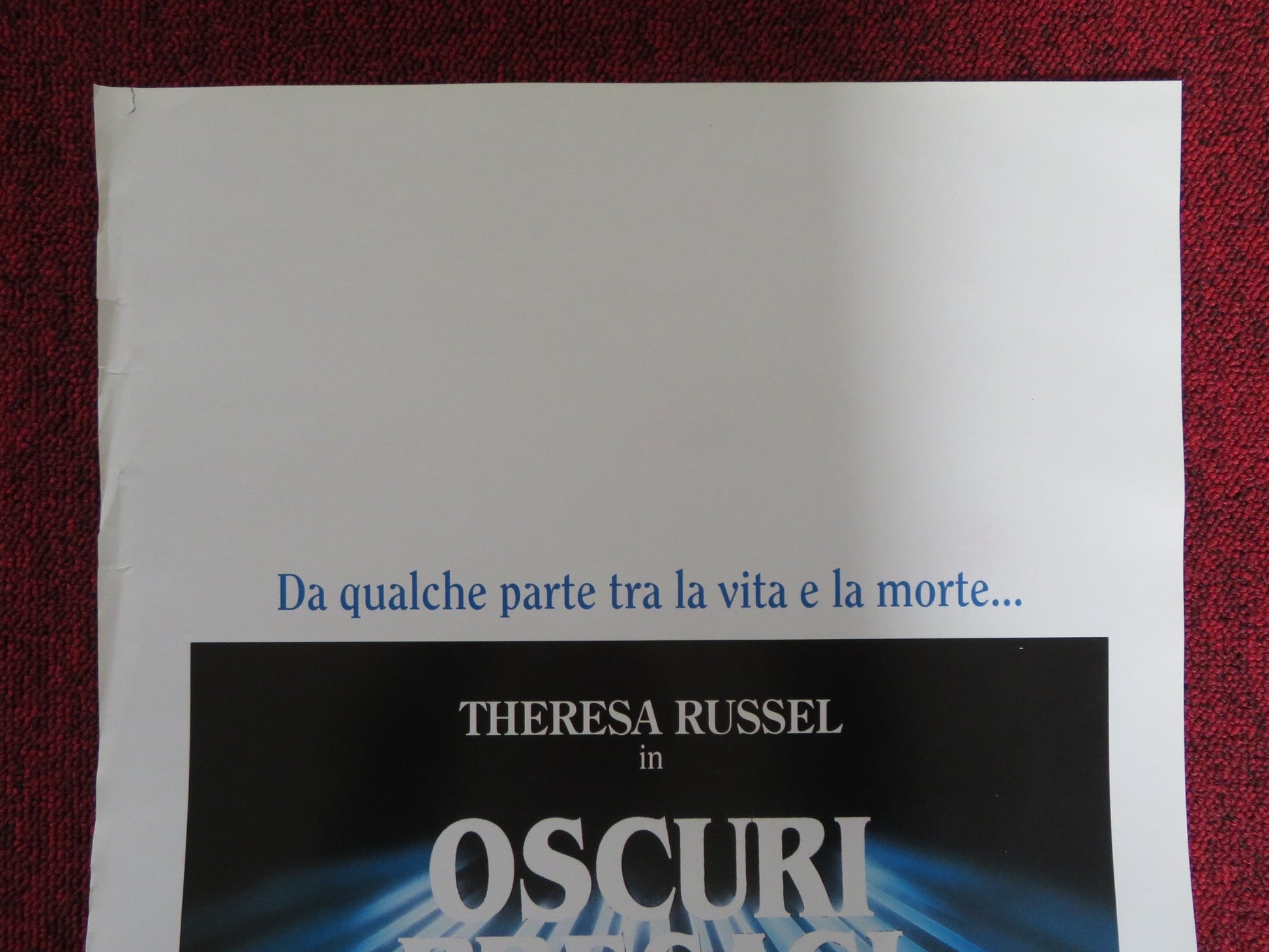 OSCURI PRESAGI ITALIAN LOCANDINA POSTER THERESA RUSSEL MARK HARMON 1991 Rendezvous Cinema Movie posters