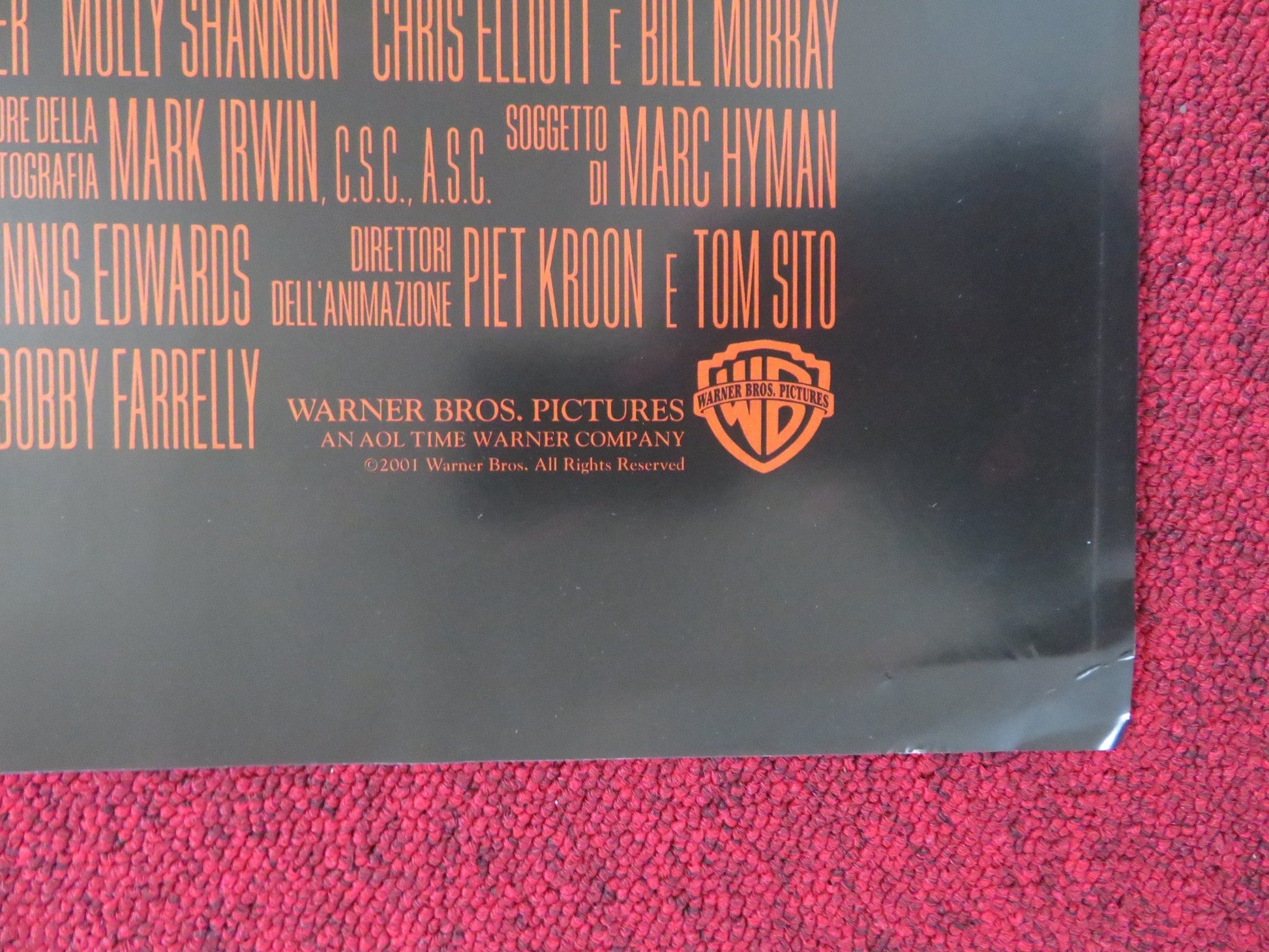 OSMOSIS JONES ITALIAN FOGLIO POSTER CHRIS ROCK LAURENCE FISHBURNE 2001 Rendezvous Cinema Movie posters