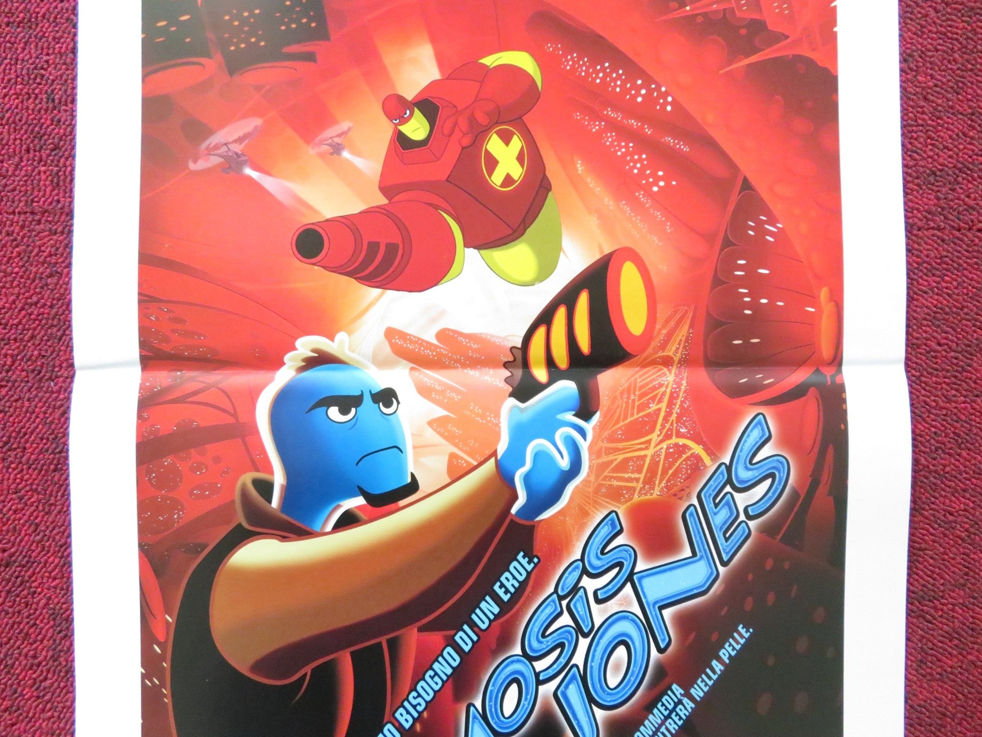 OSMOSIS JONES ITALIAN LOCANDINA POSTER CHRIS ROCK LAURENCE FISHBURNE 2001 Rendezvous Cinema Movie posters