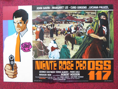 OSS 117 MURDER FOR SALE - D ITALIAN FOTOBUSTA POSTER DOUBLE AGENT GAVIN 1968 Rendezvous Cinema Movie posters