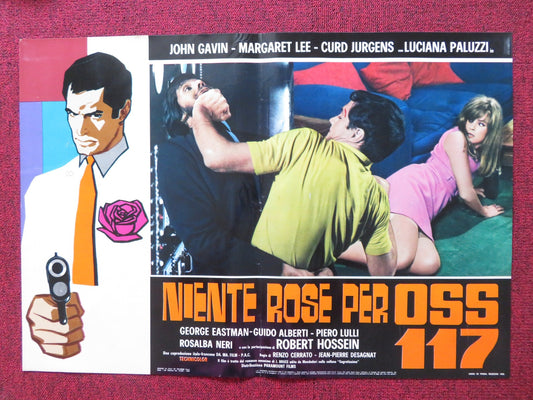 OSS 117 MURDER FOR SALE - E ITALIAN FOTOBUSTA POSTER DOUBLE AGENT GAVIN 1968 Rendezvous Cinema Movie posters