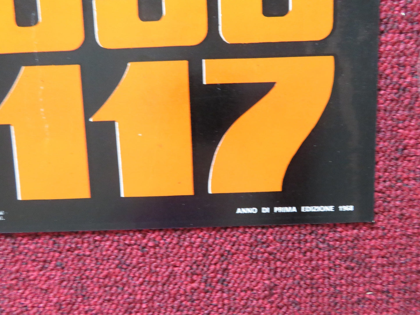 OSS 117 MURDER FOR SALE - I ITALIAN FOTOBUSTA POSTER DOUBLE AGENT GAVIN 1968 Rendezvous Cinema Movie posters