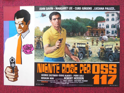 OSS 117 MURDER FOR SALE - J ITALIAN FOTOBUSTA POSTER DOUBLE AGENT GAVIN 1968 Rendezvous Cinema Movie posters