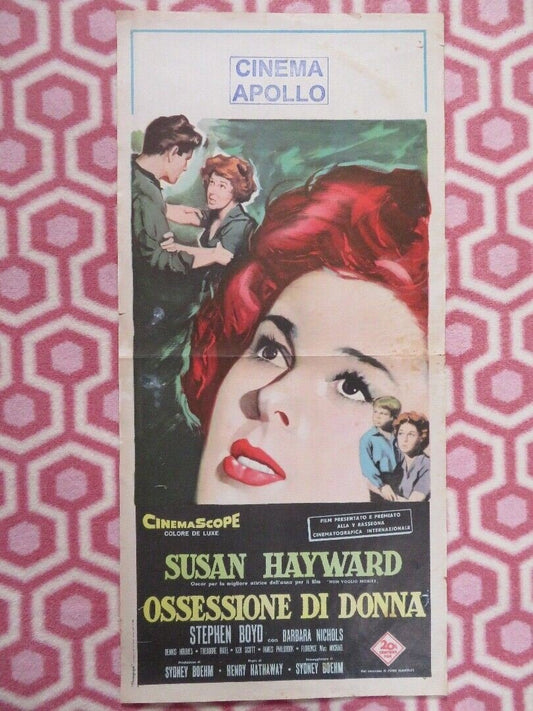 OSSESSIONE DI DONNA /Woman Obsessed ITALIAN LOCANDINA (27.5" x 13") POSTER 1959 Movie posters