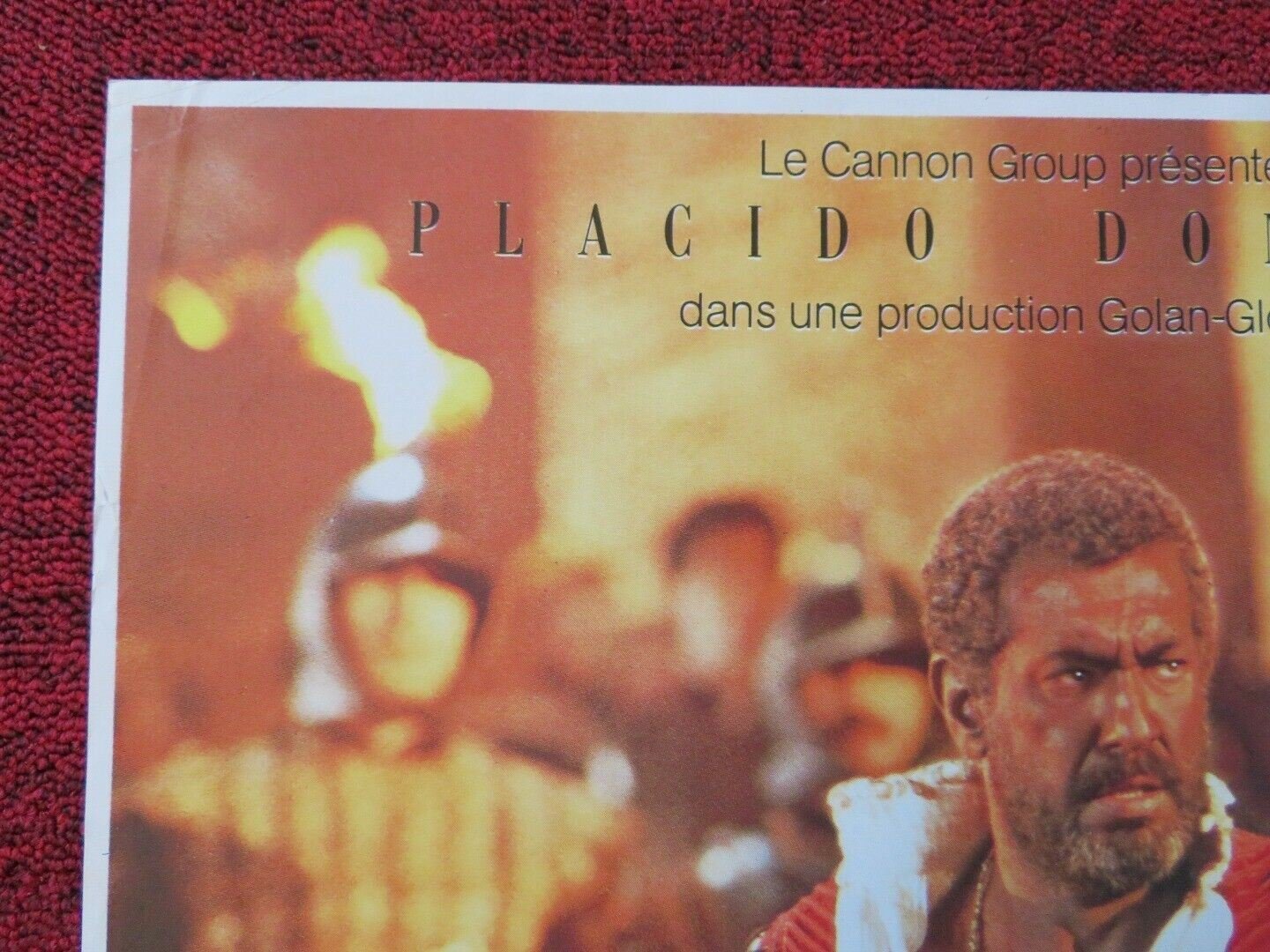 OTELLO FRENCH (15.5"x 21") POSTER CANON PLÁCIDO DOMINGO 1986 Movie posters