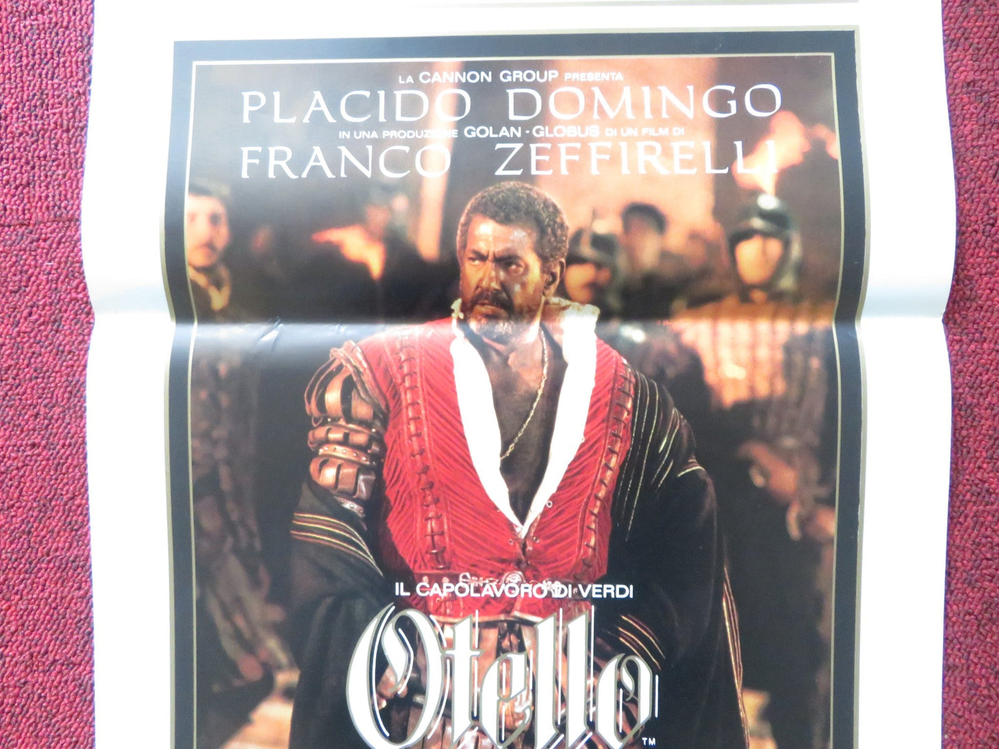 OTELLO ITALIAN LOCANDINA POSTER PLACIDO DOMINGO FRANCO ZEFFIRELLI 1986 Rendezvous Cinema Movie posters