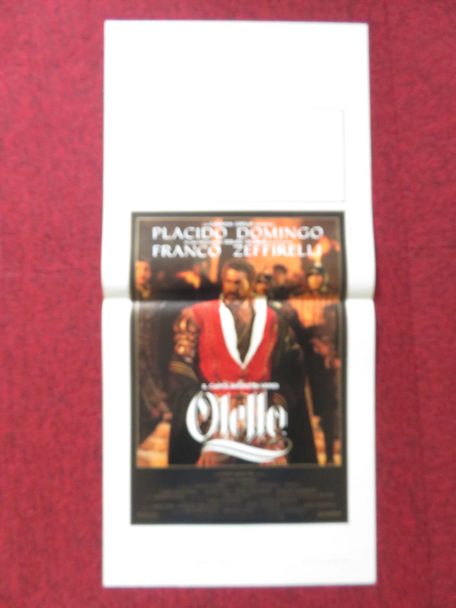 OTELLO ITALIAN LOCANDINA POSTER PLACIDO DOMINGO FRANCO ZEFFIRELLI 1986 Rendezvous Cinema Movie posters