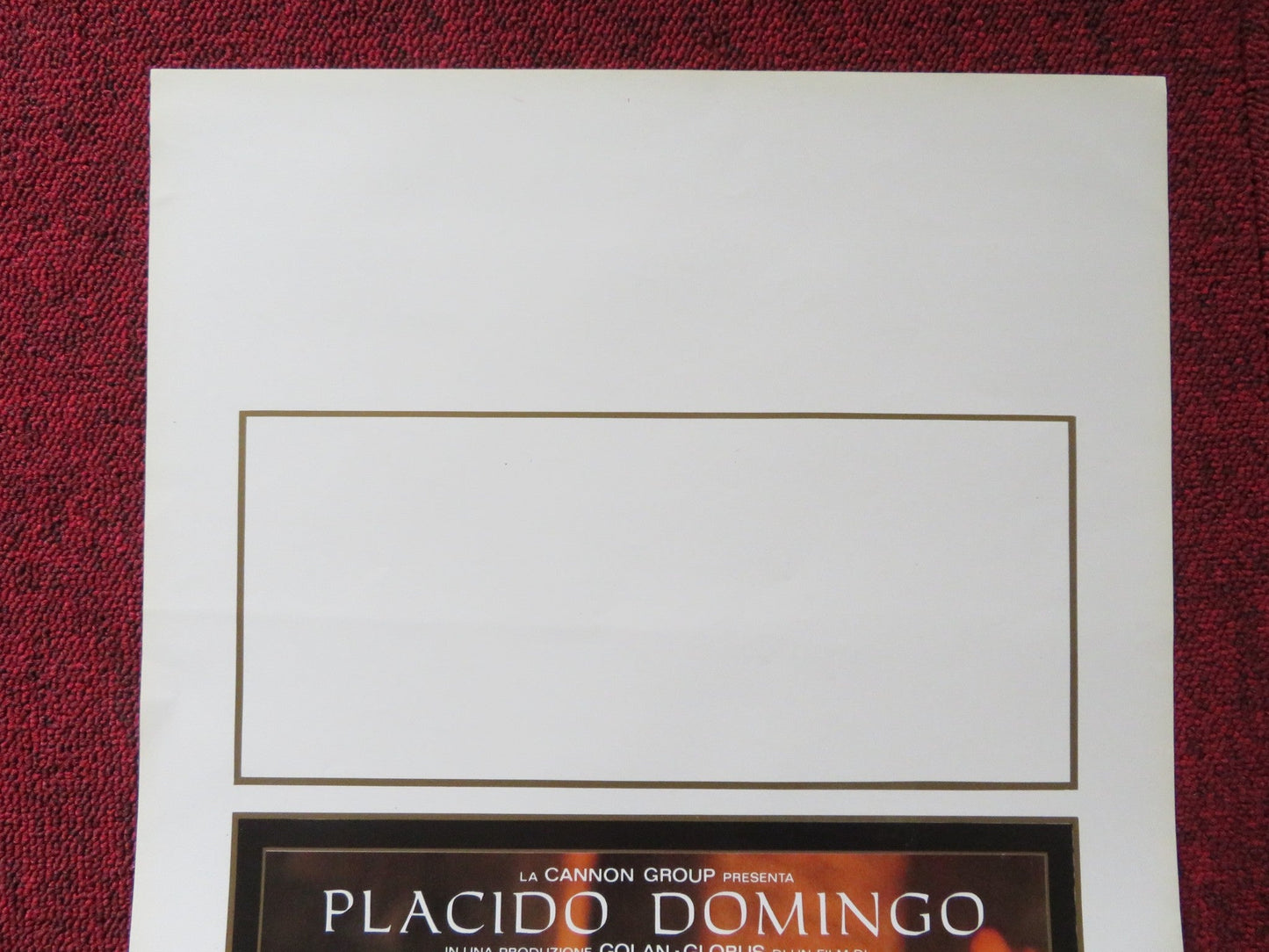 OTELLO ITALIAN LOCANDINA POSTER PLACIDO DOMINGO FRANCO ZEFFIRELLI 1986 Rendezvous Cinema Movie posters