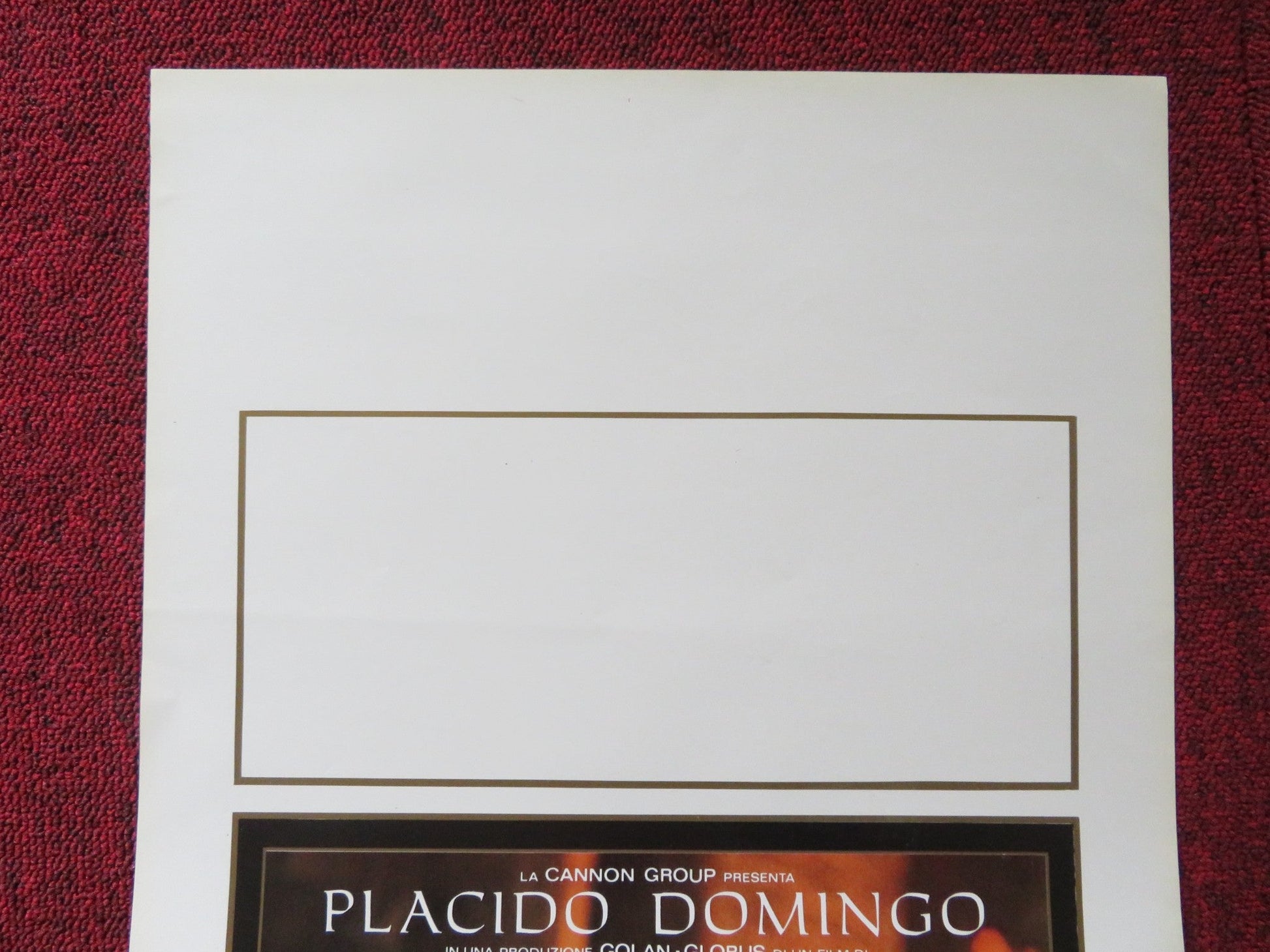 OTELLO ITALIAN LOCANDINA POSTER PLACIDO DOMINGO FRANCO ZEFFIRELLI 1986 Rendezvous Cinema Movie posters